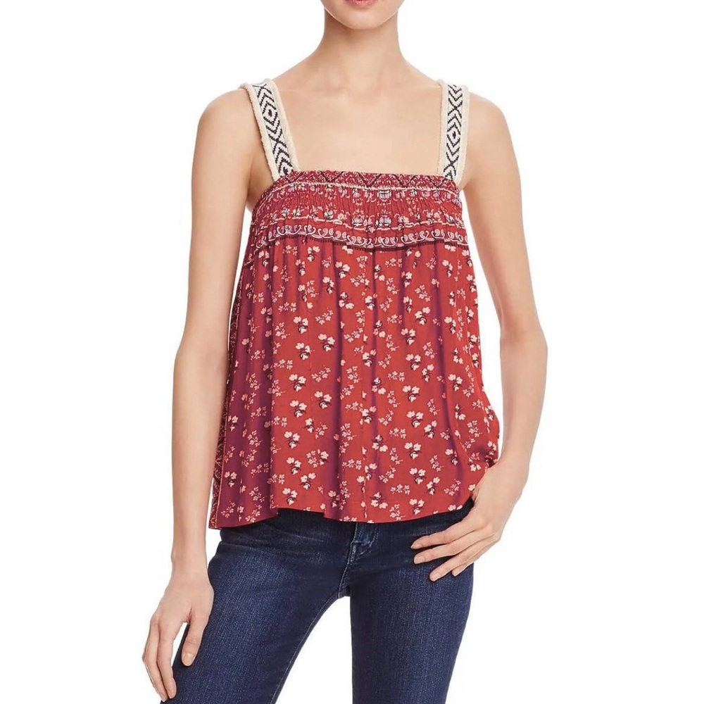 Beltaine Printed Sleeveless‎ Tank Top Size Small